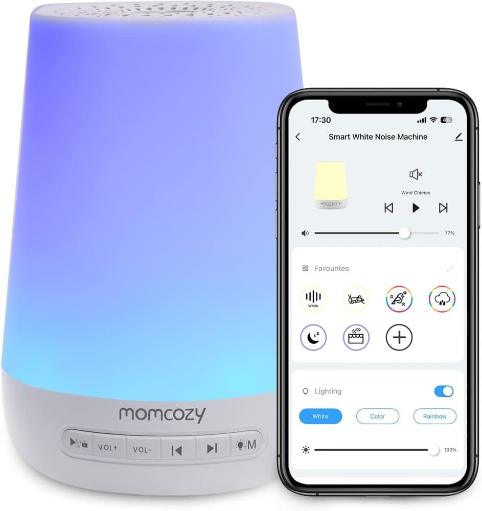 Momcozy Smart Baby Sound Machine with Night Light product photo
