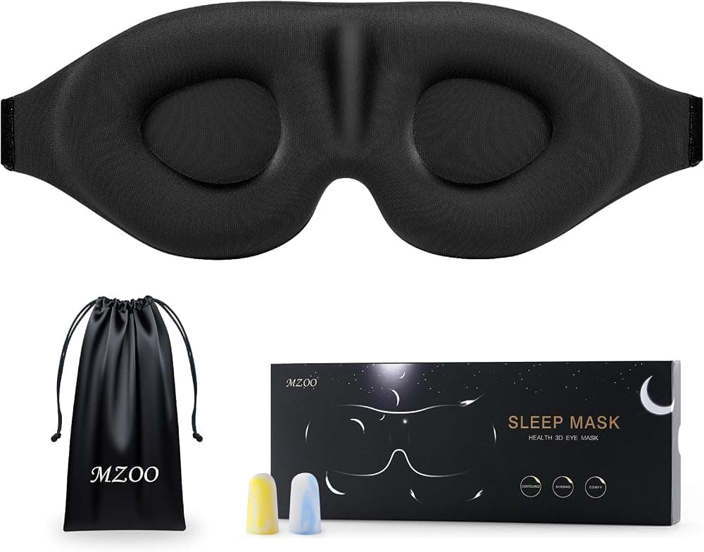 MZOO contoured sleep mask