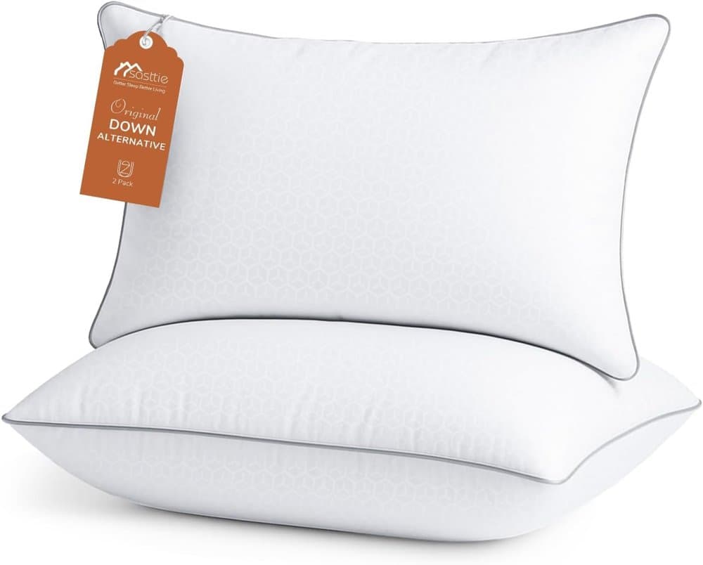 Sasttie Firm Pillows Queen Size Set of 2 product photo