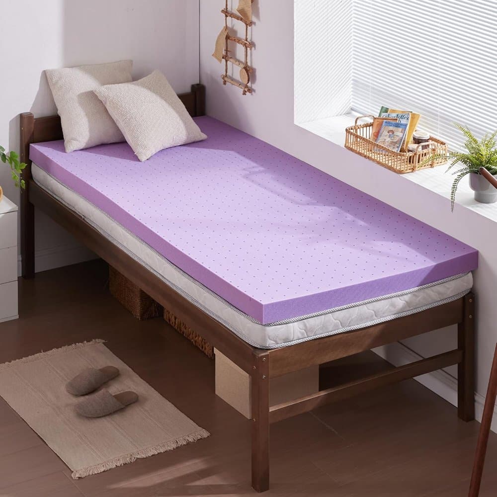 SINWEEK 2 Inch Gel Memory Foam Mattress Topper product photo