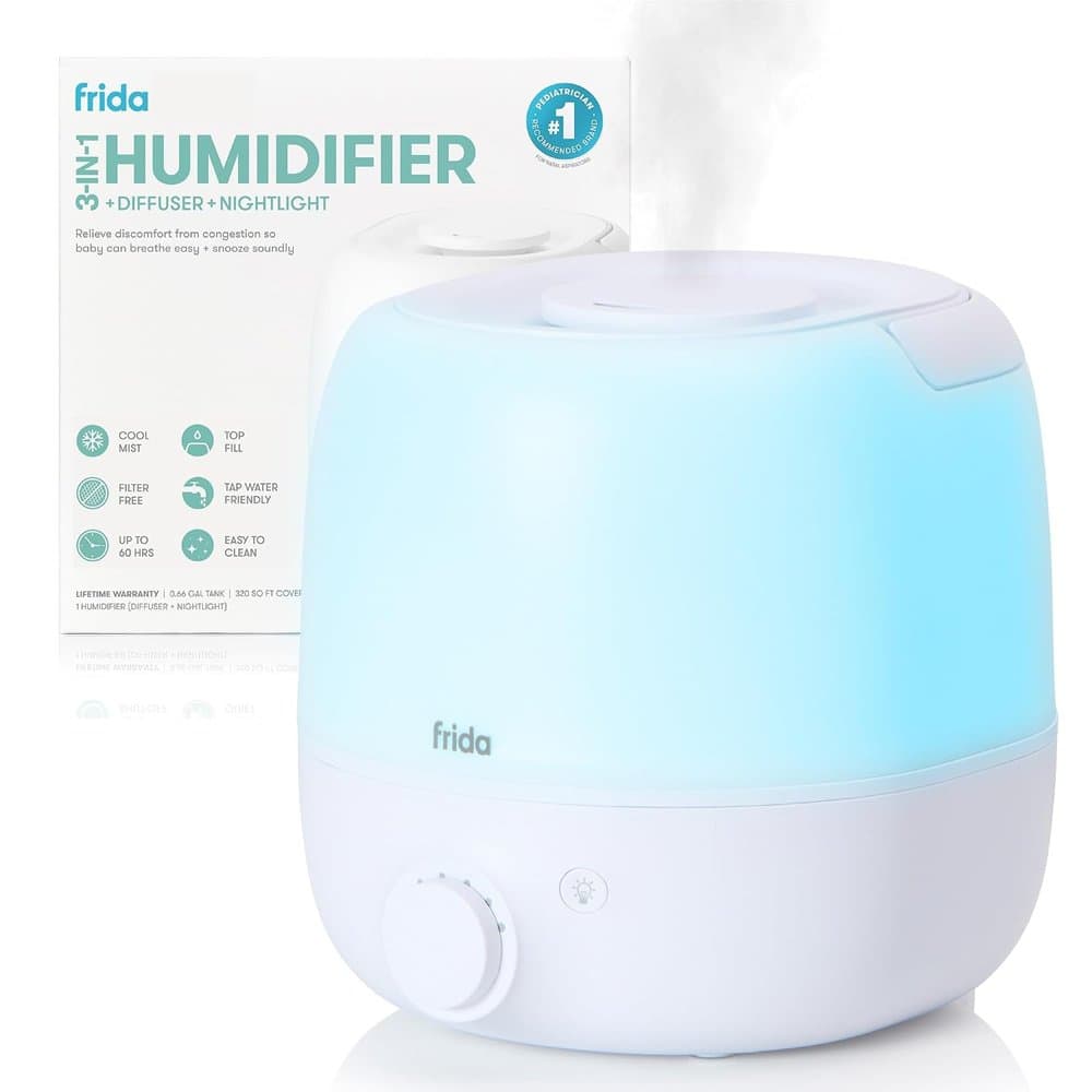 Frida 3-in-1 Cool Mist Humidifier for Large Rooms & Bedroom product photo